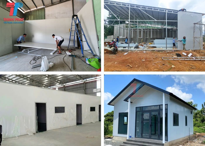 các công trình sử dụng tấm panel eps