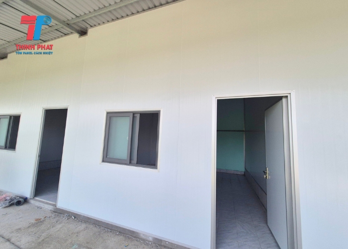 nhà trọ lắp ghép bằng panel eps