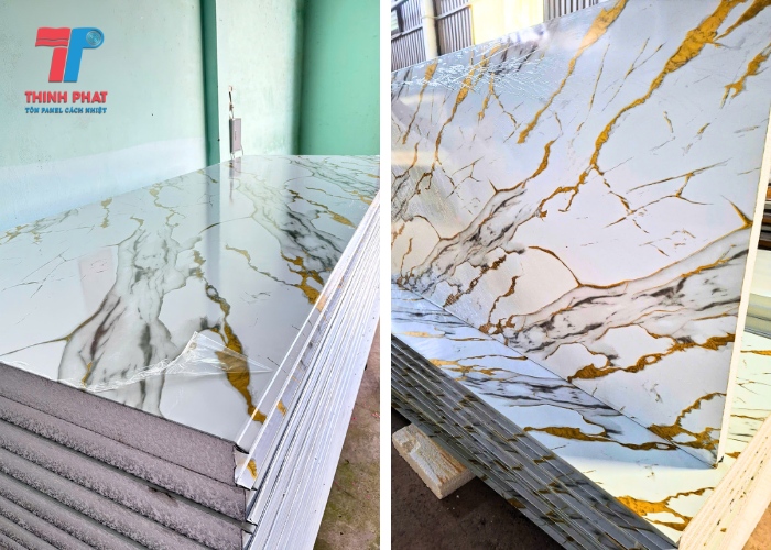 panel eps vân đá dát vàng đẹp