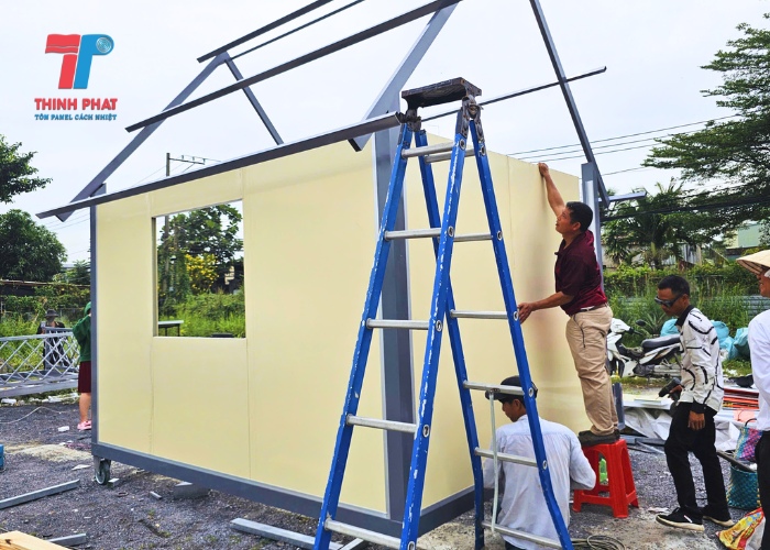thi công homestay bằng panel eps