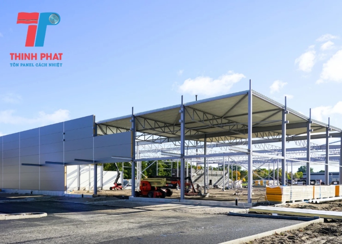 ưu điểm khi xây dựng nhà xưởng khung thép