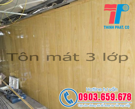 trần tôn mát 3 lớp đẹp bền giá rẻ trần tôn mát 3 lớp đẹp bền giá rẻ