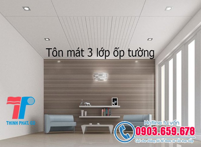 trần tôn mát 3 lớp đẹp bền giá rẻ trần tôn mát 3 lớp đẹp bền giá rẻ