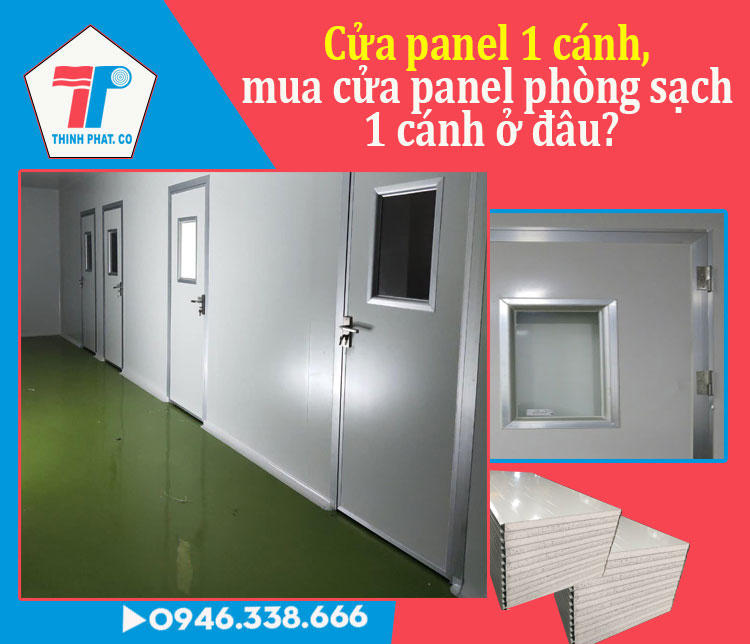 cửa panel 1 cánh