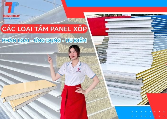 các loại tấm panel xốp