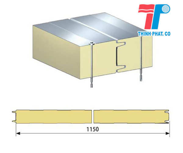 tấm panel cách nhiệt 2 mặt tôn