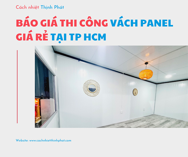 Báo giá thi công vách panel giá rẻ tại TP.HCM