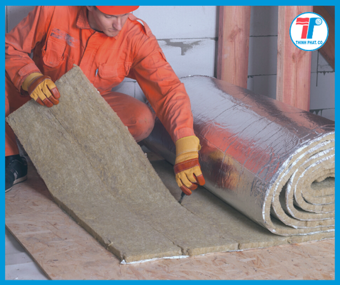 bông khoáng Rockwool dạng cuộn