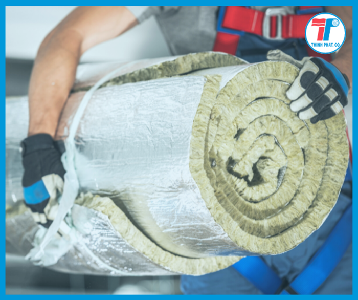 bông khoáng Rockwool dạng cuộn