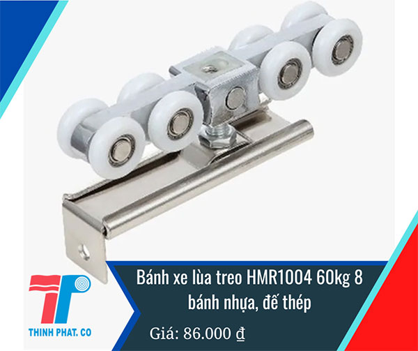 giá bánh xe cửa lùa