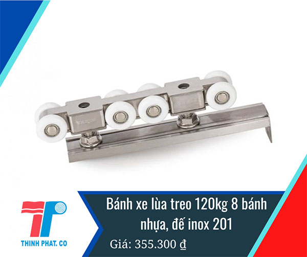 giá bánh xe cửa lùa