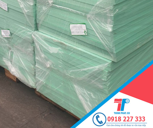 lô hàng tấm xps chuẩn bị giao khách