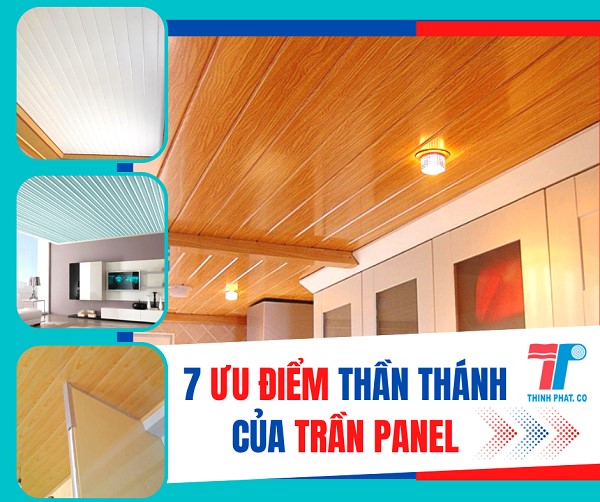 ưu điểm trần panel