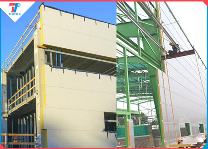 Panel rockwool dày 200mm