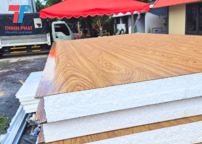 cấu tạo panel vân gỗ