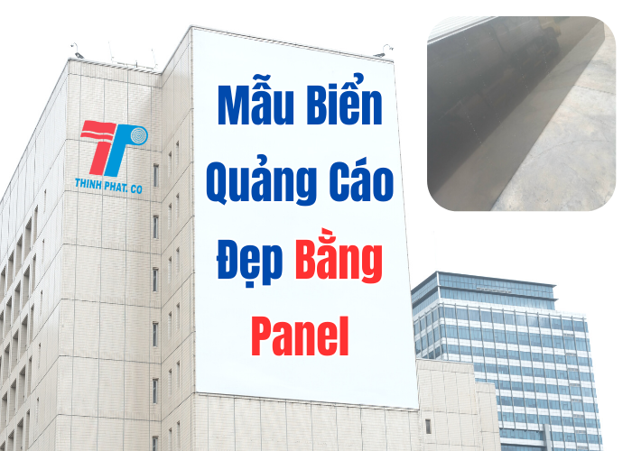 mẫu biển quảng cáo đẹp bằng panel