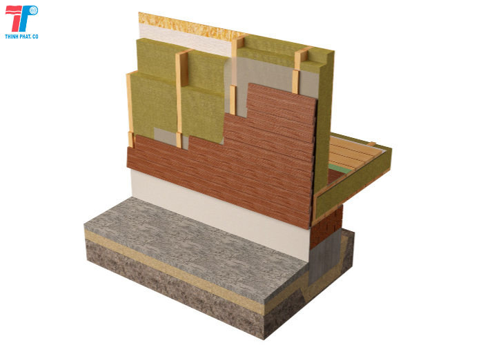 Bông Khoáng Rockwool Tỷ Trọng 80