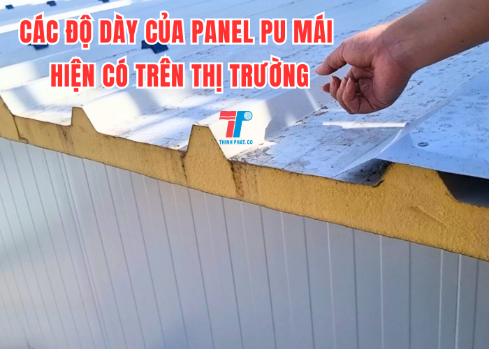 độ dày của panel pu mái