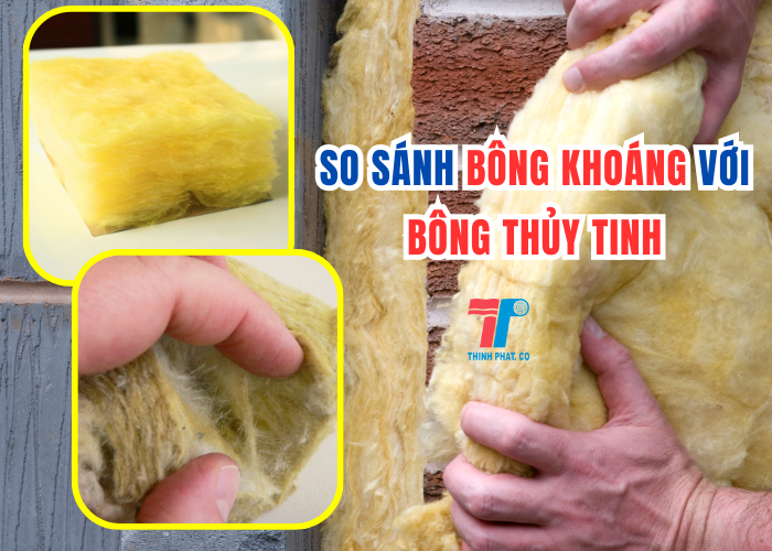 bông khoáng và bông thủy tinh