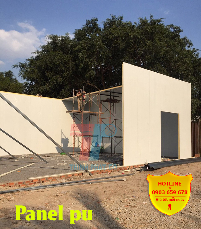vách panel PU nhà xưởng