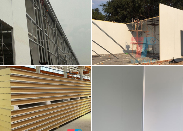 vách panel PU nhà xưởng