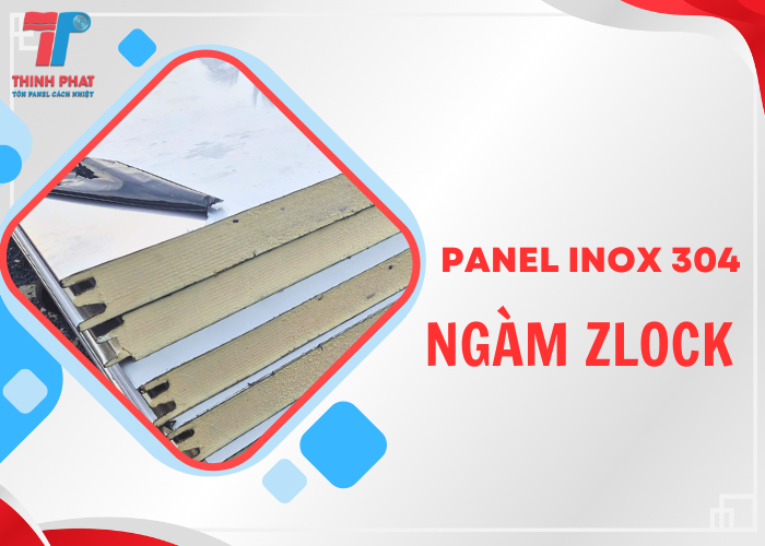 tấm panel inox 304 ngàm Zlock