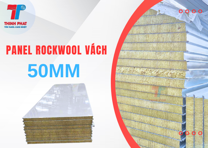 panel Rockwool vách 50mm