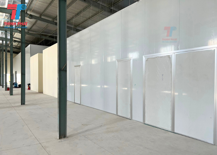 tấm sandwich panel Rockwool chống cháy 7