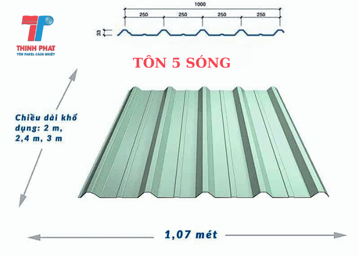 chống nóng cho mái tôn 9