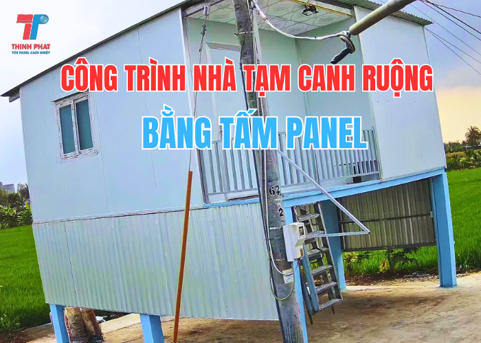 công trình nhà tạm canh ruộng