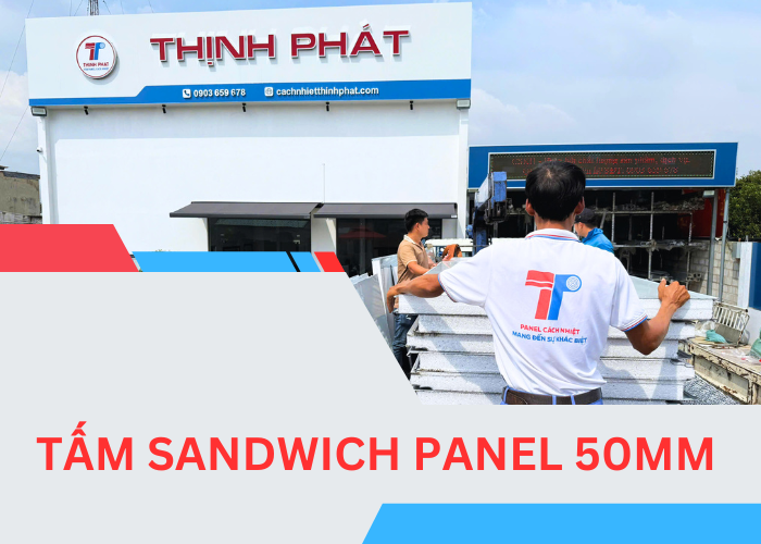 tấm sandwich panel 50mm