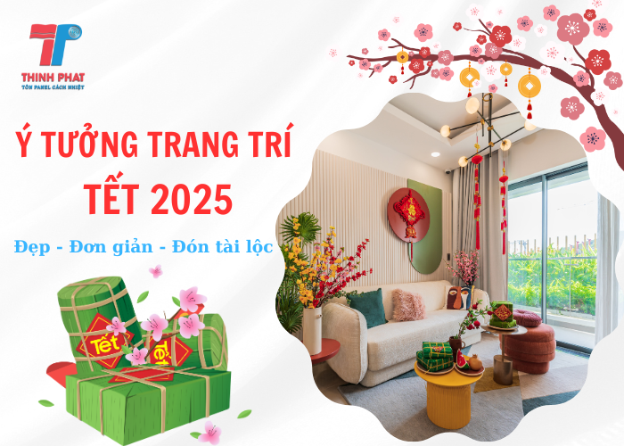 ý tưởng trang trí Tết 2025