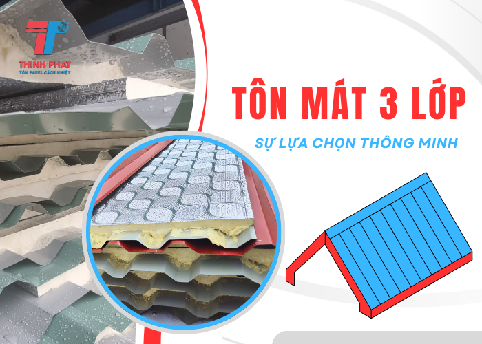 tôn mát 3 lớp cách nhiệt