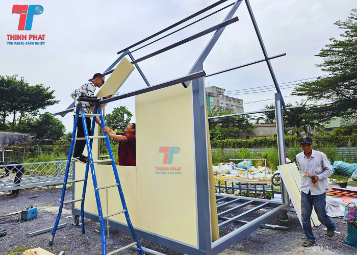 hướng dẫn làm nhà lắp ghép 6