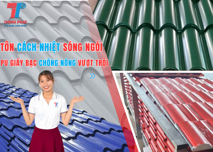 tôn cách nhiệt sóng ngói