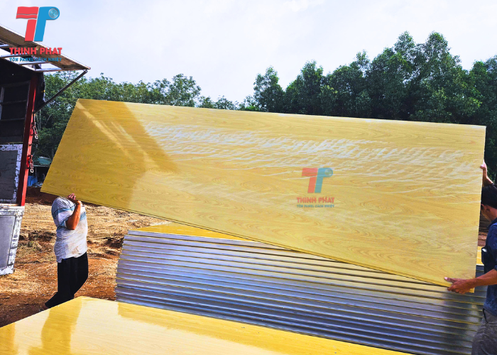 tấm panel giả gỗ 9