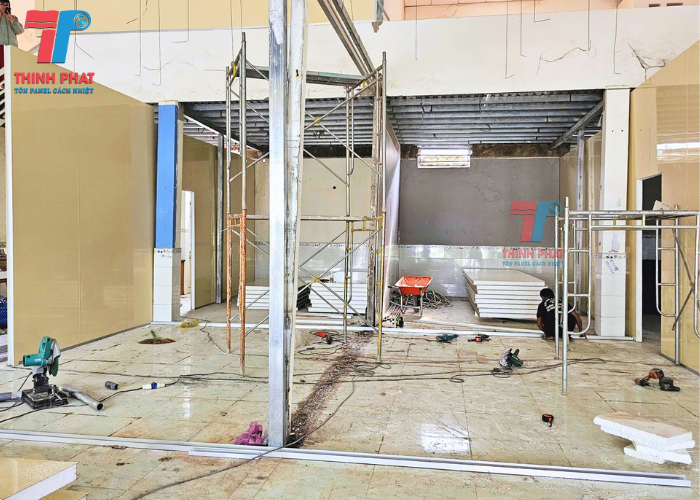 cải tạo nhà xưởng bằng panel 4