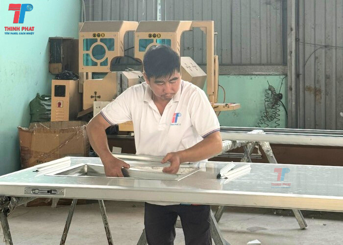 cửa panel kho lạnh 6