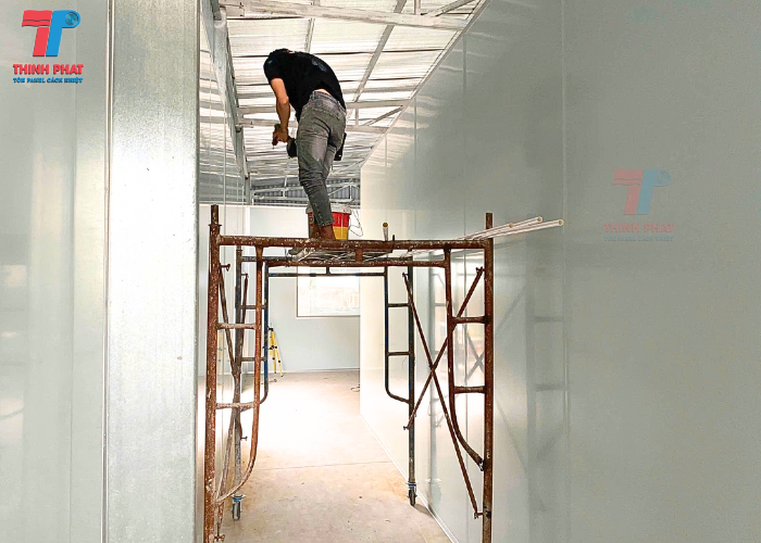 Nhà xưởng panel lắp ghép 12