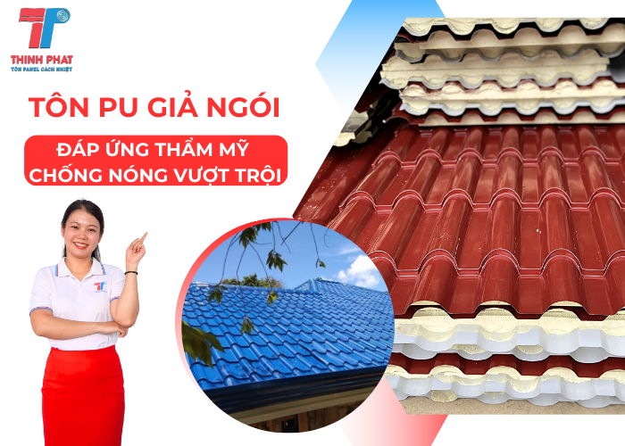 tôn pu giả ngói
