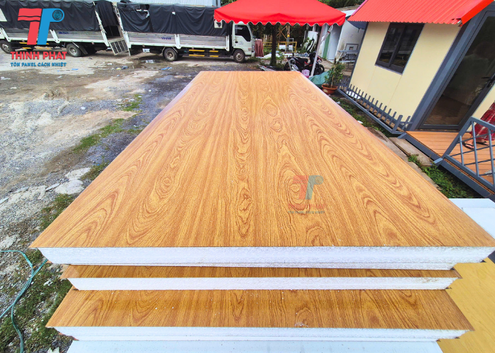 vách panel giả gỗ 2