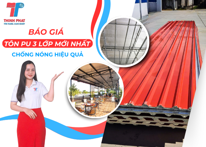 báo giá tôn PU 3 lớp