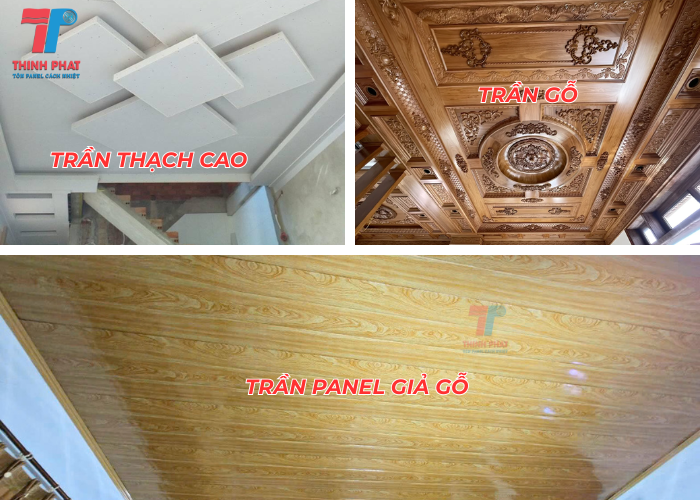 trần panel giả gỗ 6