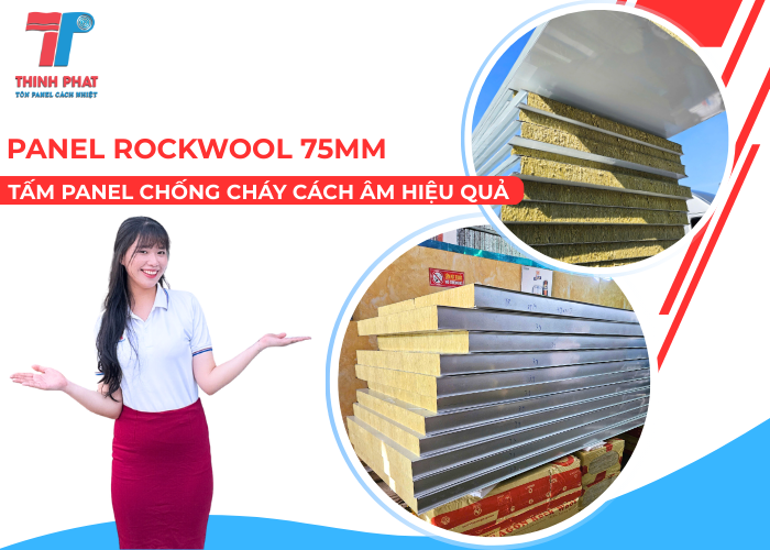 panel Rockwool 75mm