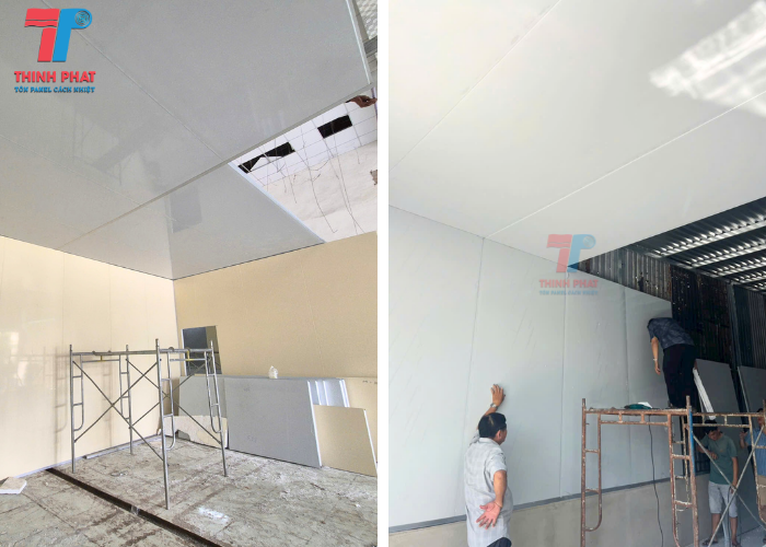 tấm panel EPS làm trần 2