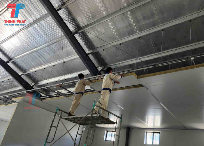 trần panel Rockwool 4
