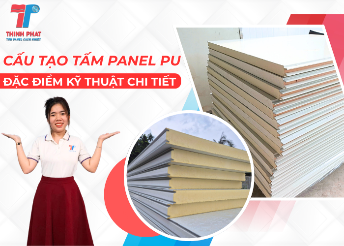 cấu tạo tấm panel PU