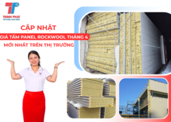giá tấm panel Rockwool tháng 4