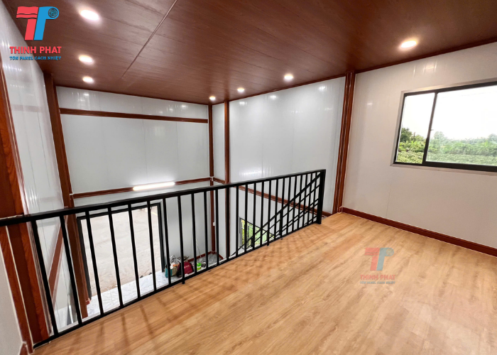 mẫu nhà panel gác lửng 1