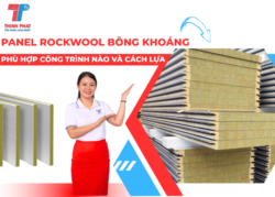 panel Rockwool bông khoáng